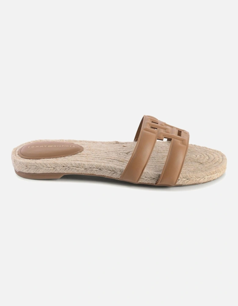 Jute Espadrille Slide Sandals