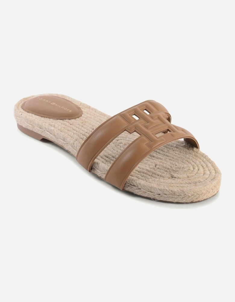 Jute Espadrille Slide Sandals