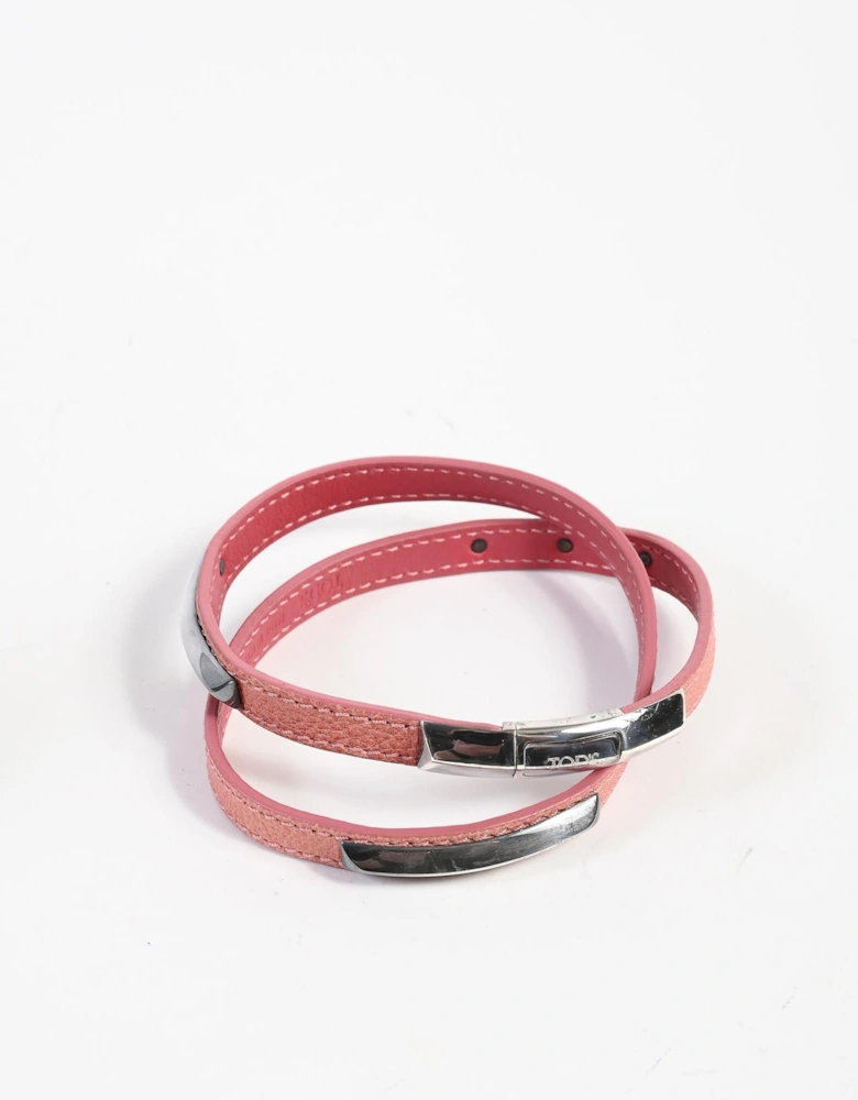 Double Wrap Leather Bracelet XBWA0003