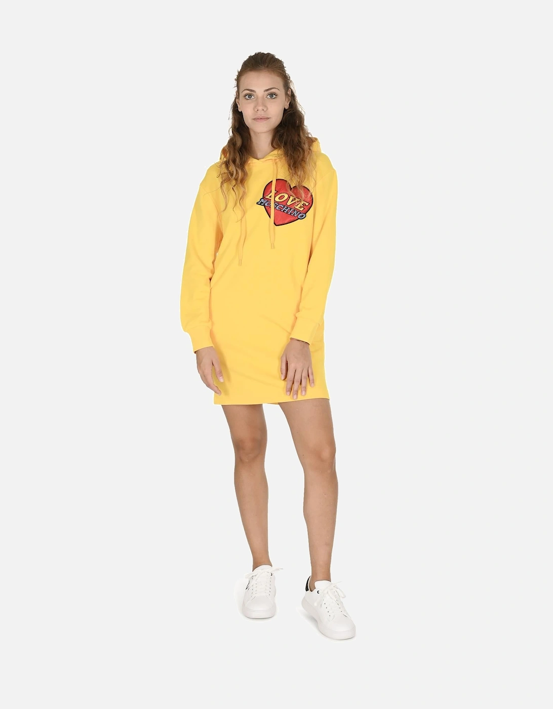 Hoodie Dress Heart Logo Casual Style, 4 of 3
