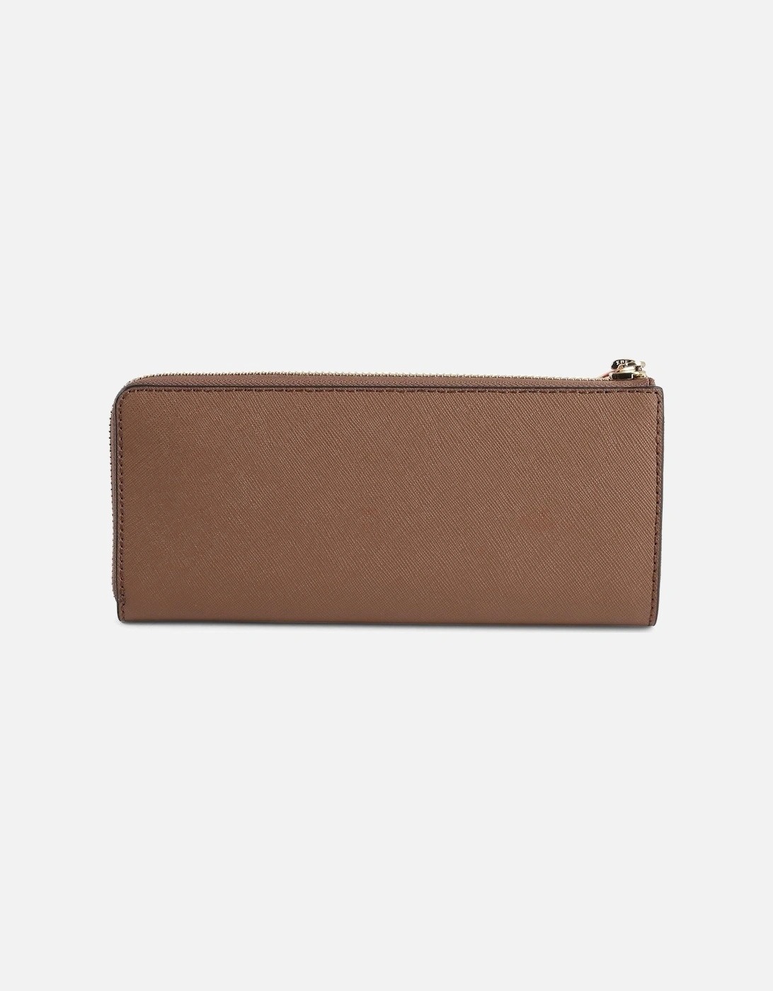 Jet Set Travel Zip Around Wallet Brown