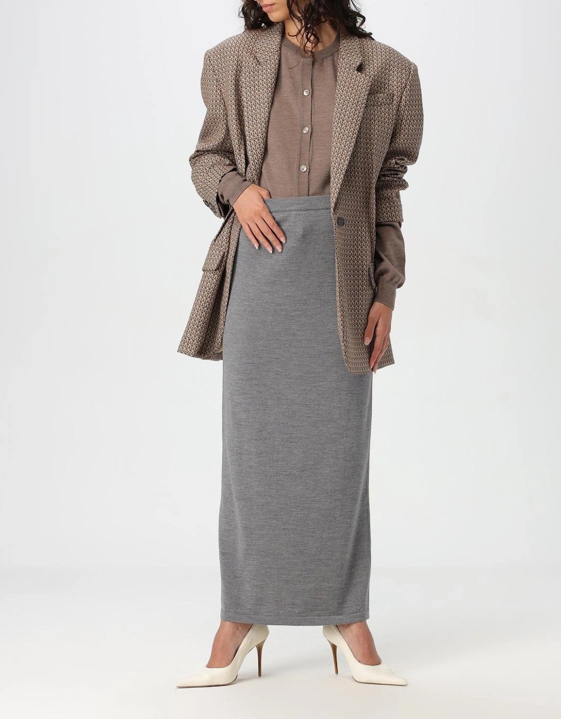 Merino Wool Cardigan Relaxed Fit