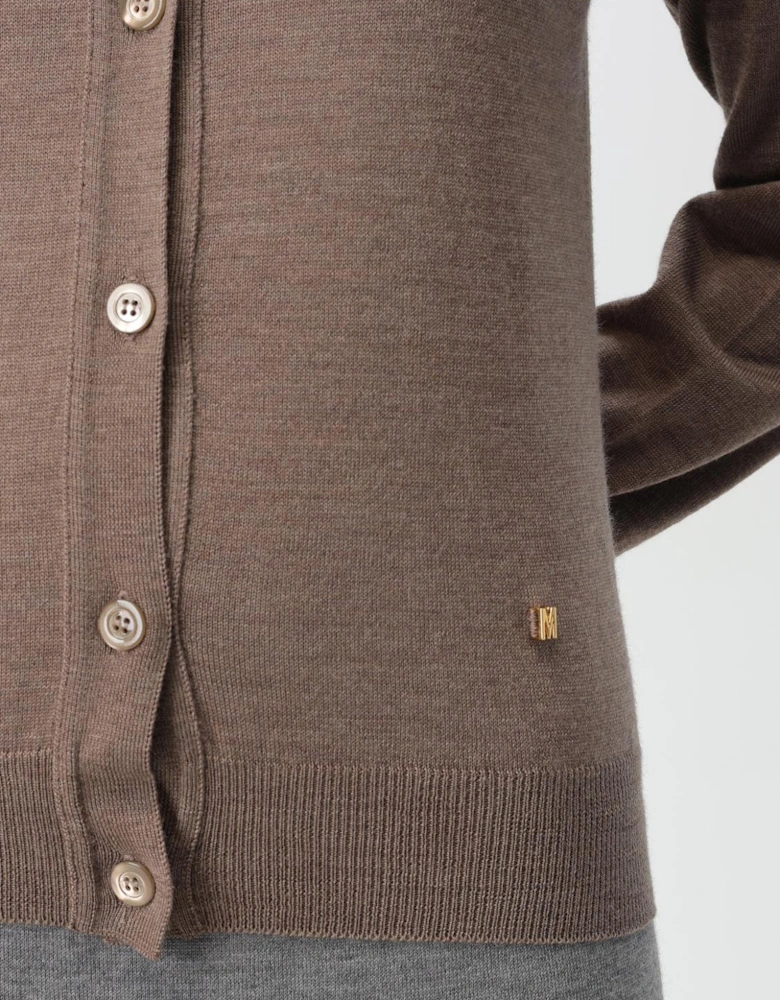 Merino Wool Cardigan Relaxed Fit