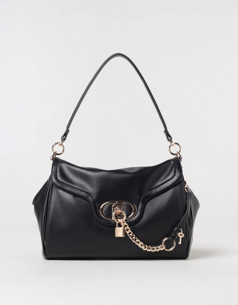 Lock Detail Shoulder Bag