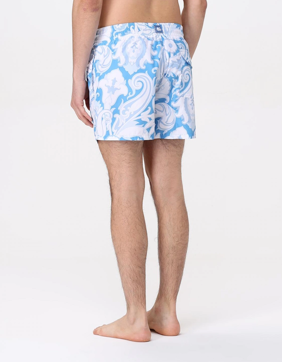 Paisley Print Swim Trunks