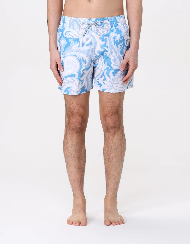 Paisley Print Swim Trunks