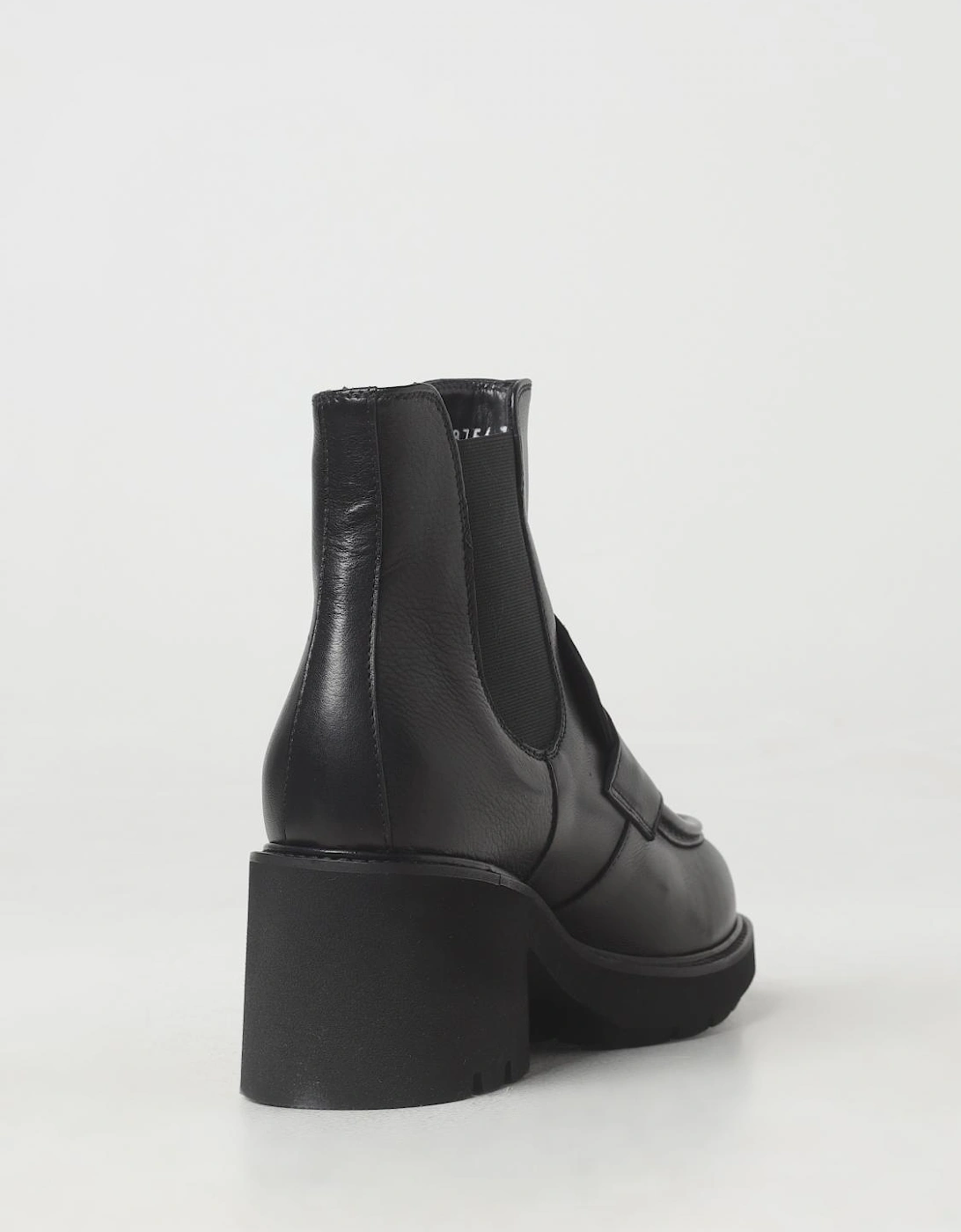 Leather Penny Loafer Ankle Boots