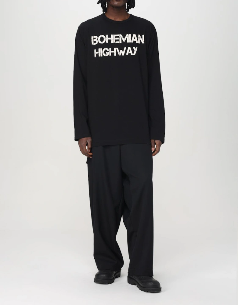 Wide Leg Wool Trousers