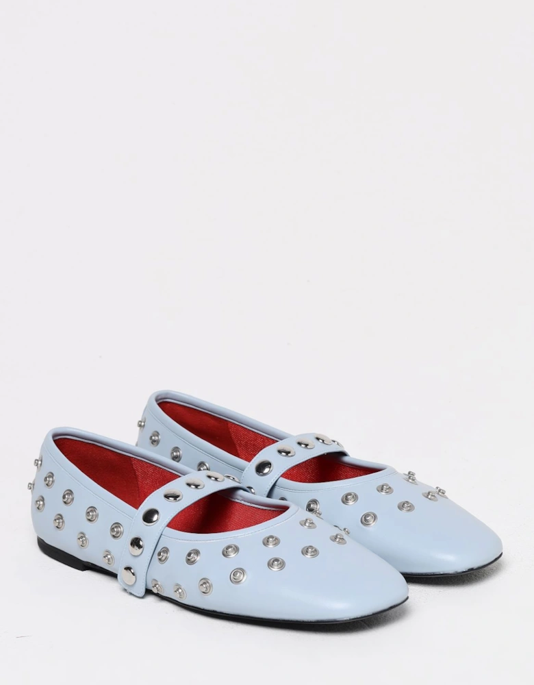 Studded Ballerina Flats