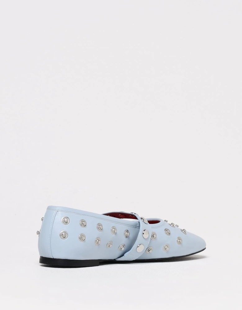 Studded Ballerina Flats