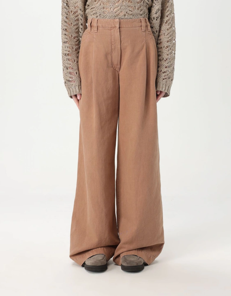 Wide Leg Pleated Pants