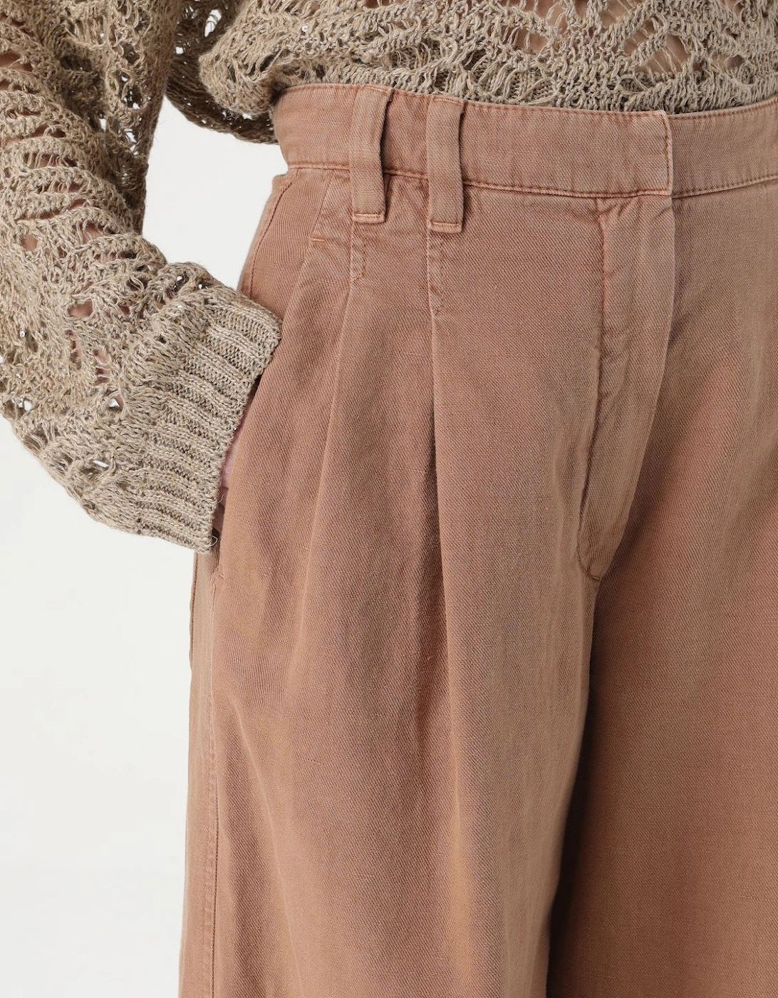 Wide Leg Pleated Pants