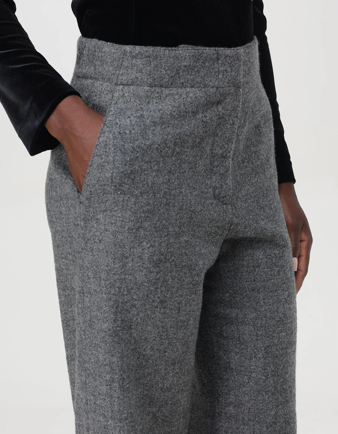Wool Trousers Relaxed Fit