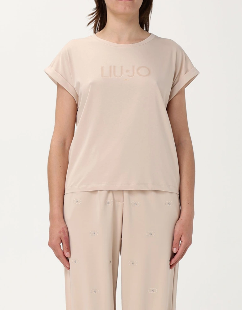 Embroidered Short Sleeve Top