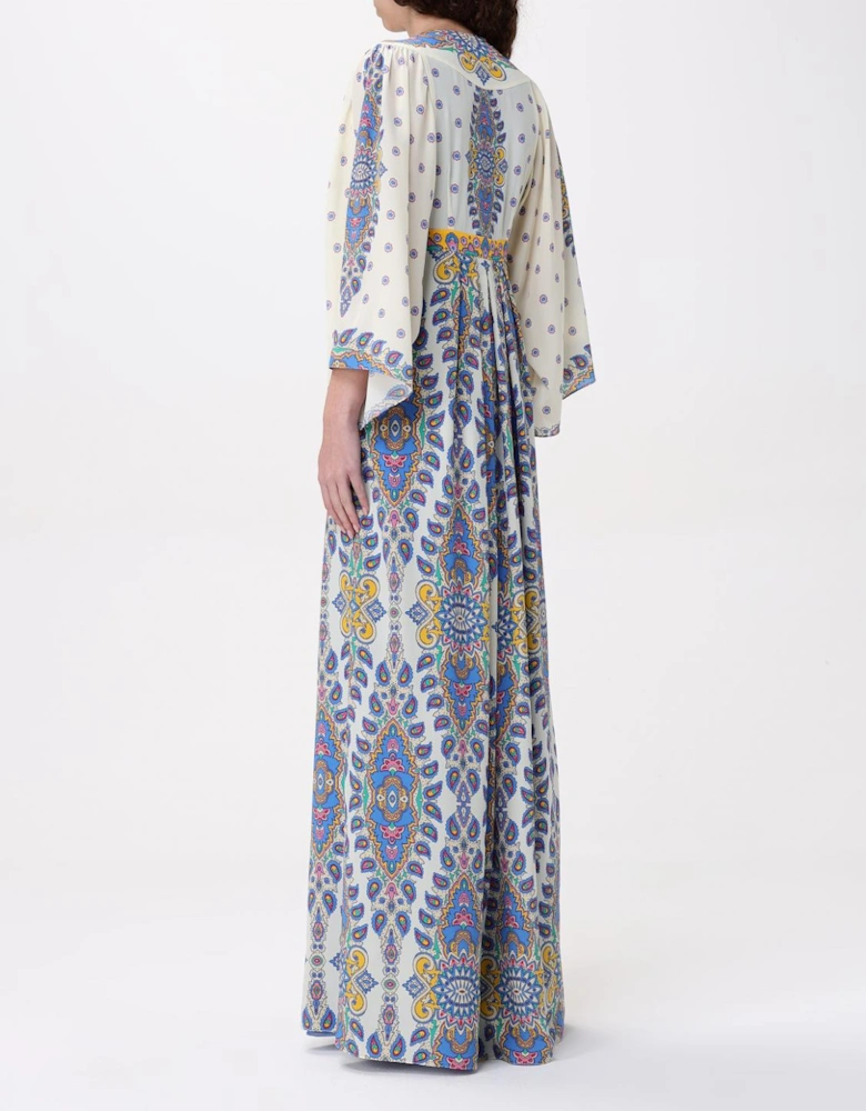 Paisley Print Maxi Dress