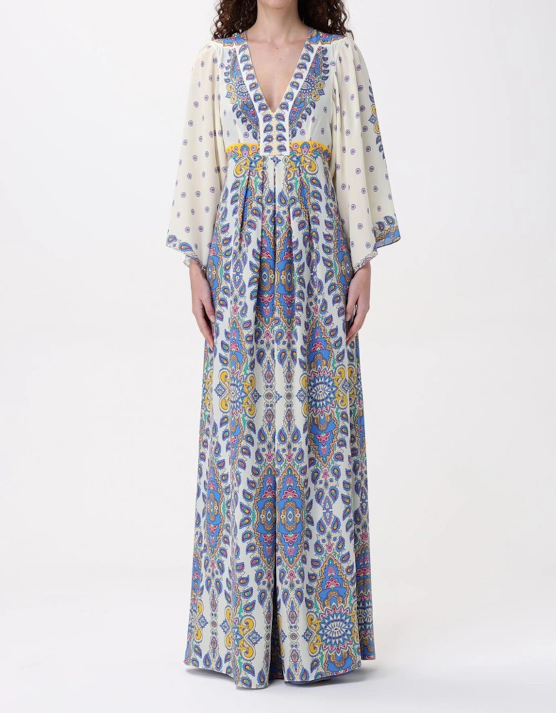 Paisley Print Maxi Dress