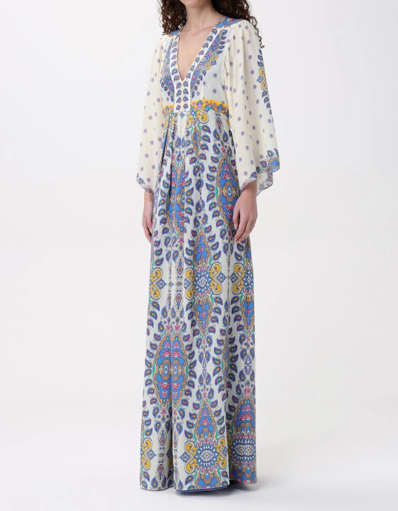 Paisley Print Maxi Dress