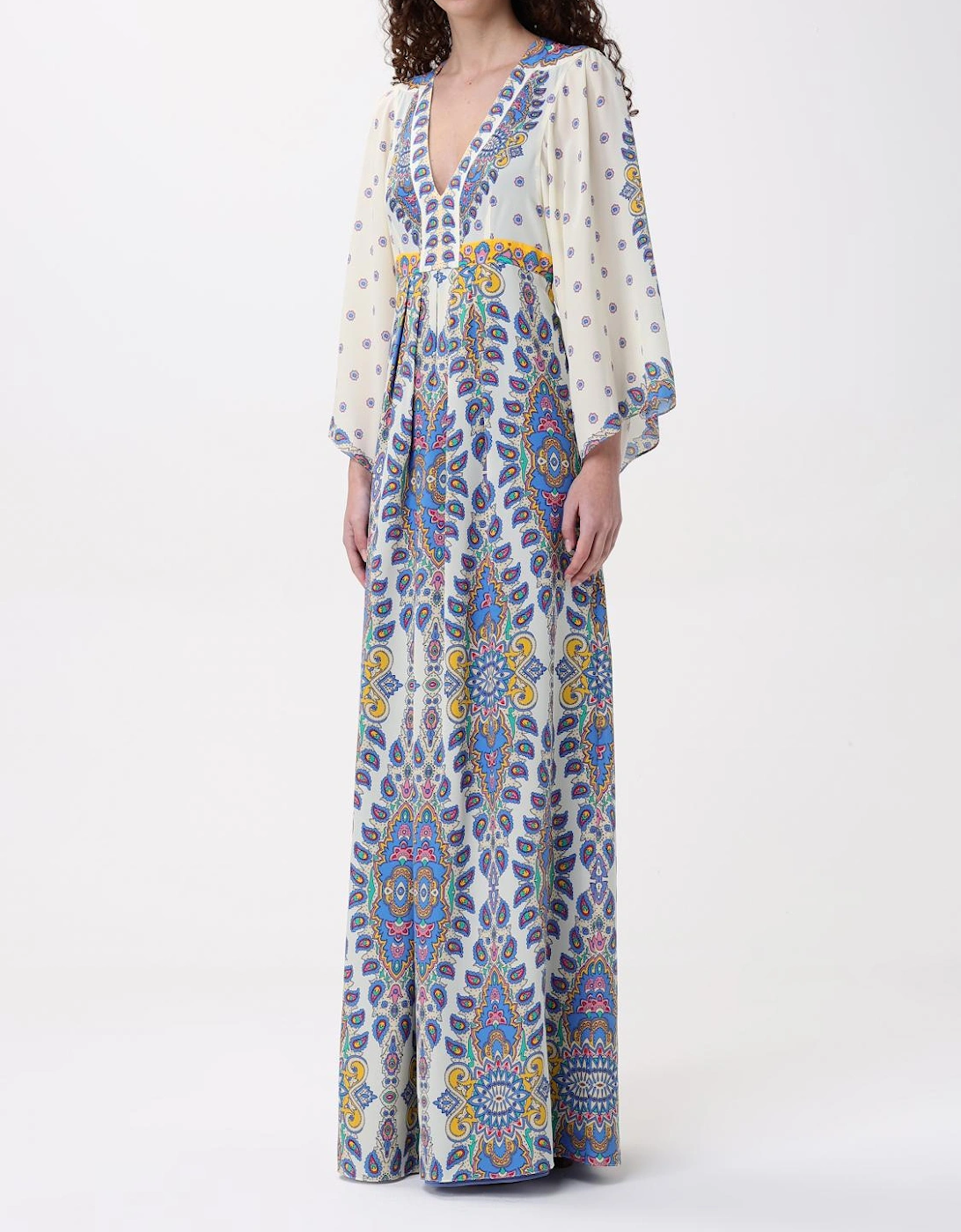 Paisley Print Maxi Dress