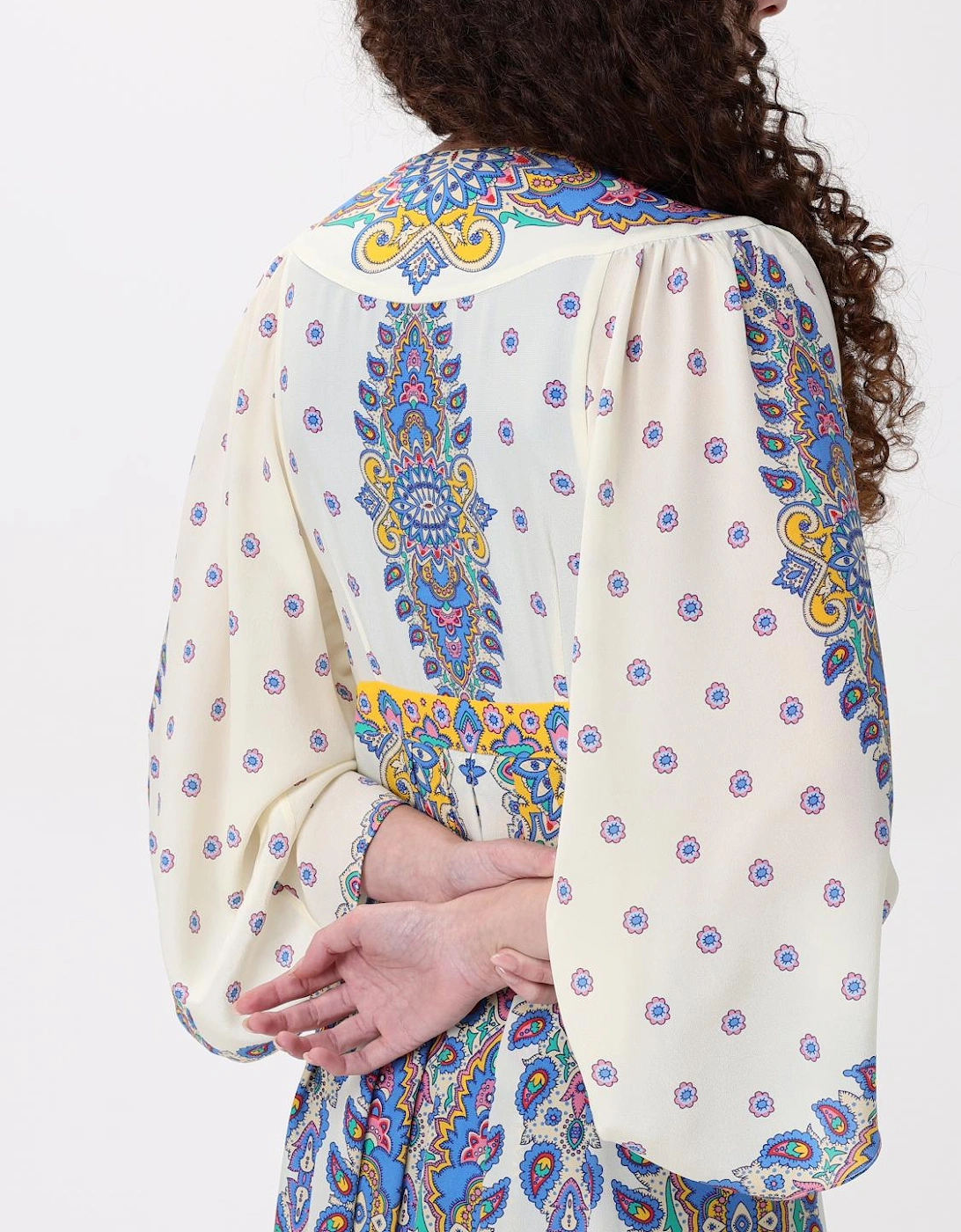 Paisley Print Maxi Dress