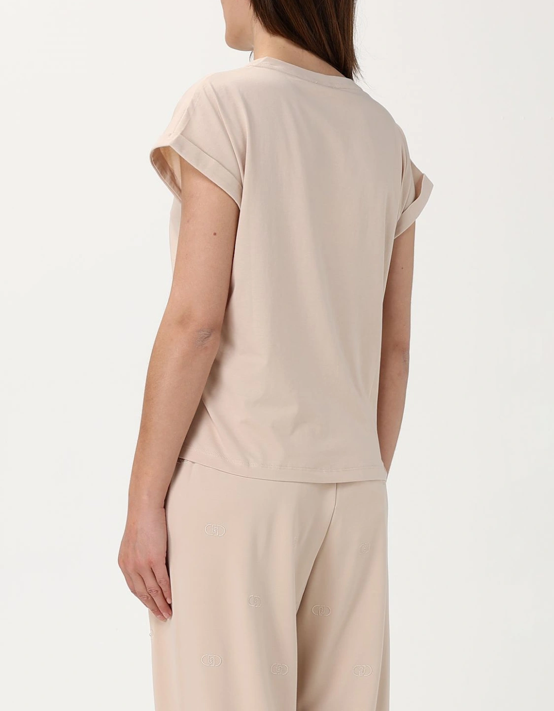 Embroidered Short Sleeve Top