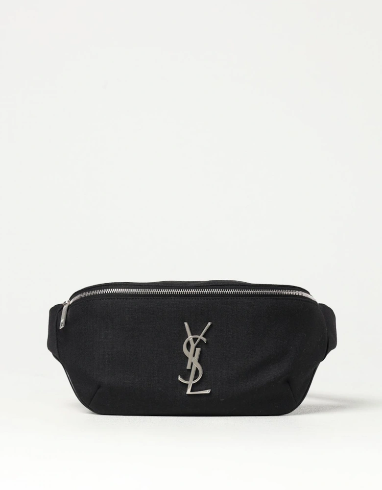 Canvas Belt Bag with Metal Logo