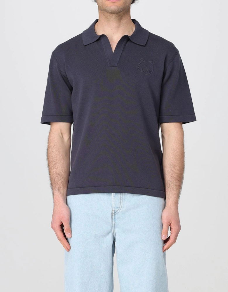 Knitted Polo Shirt Short Sleeves Casual