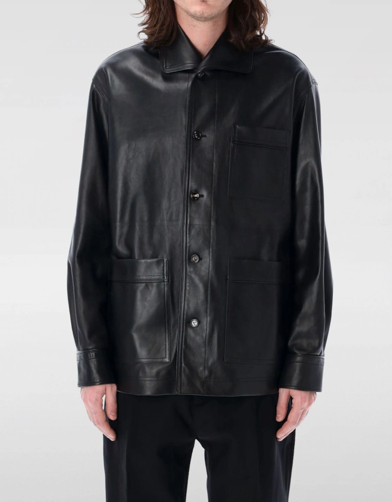 Quilted Puffer Jacket with High Neck