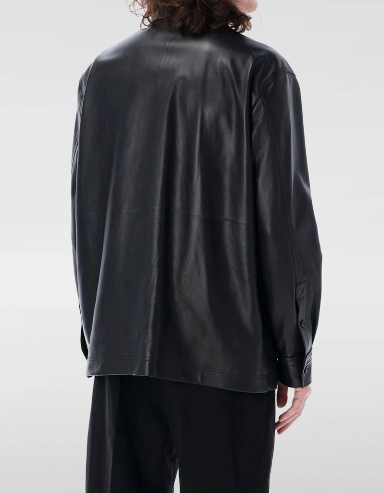 Quilted Puffer Jacket with High Neck