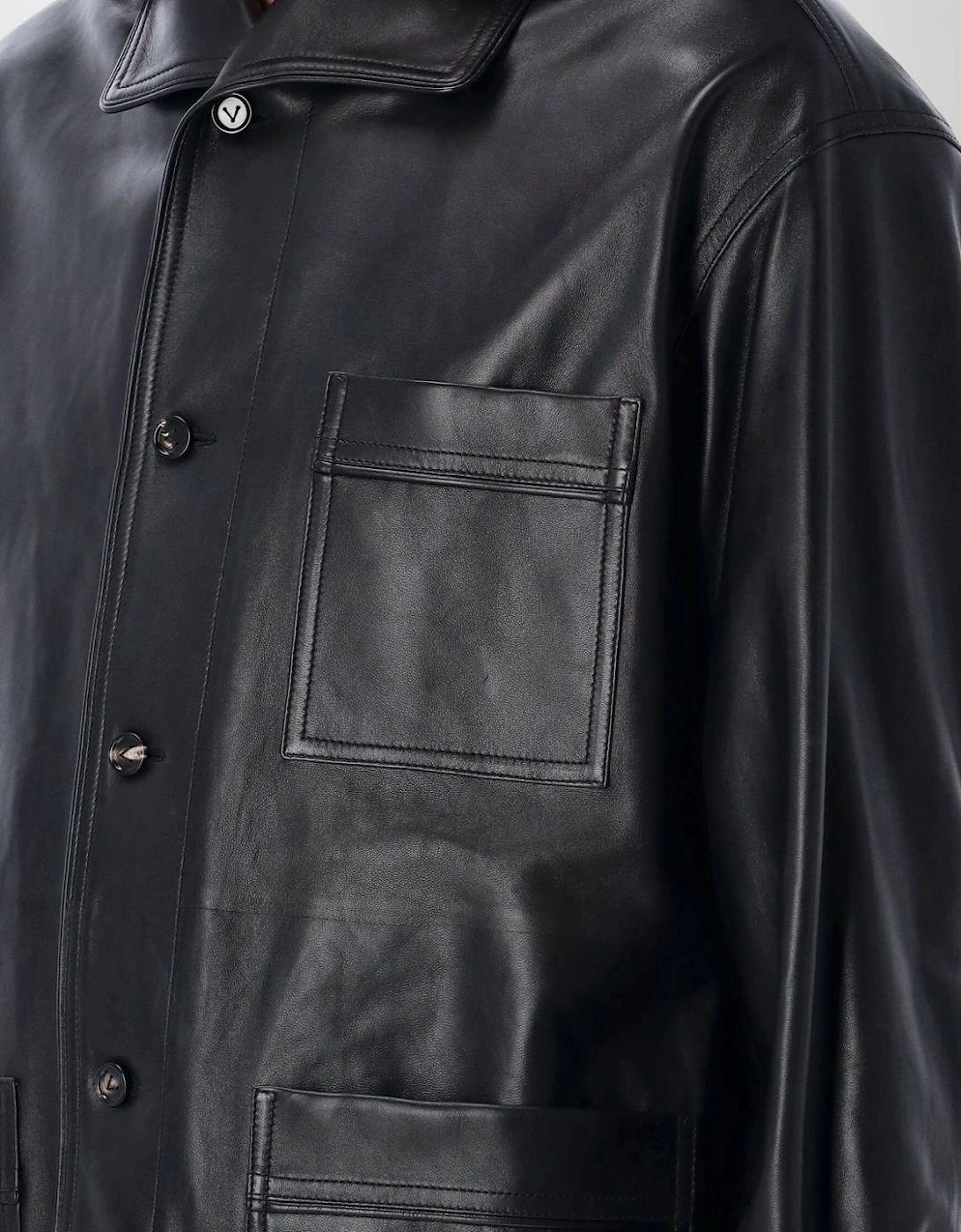 Quilted Puffer Jacket with High Neck