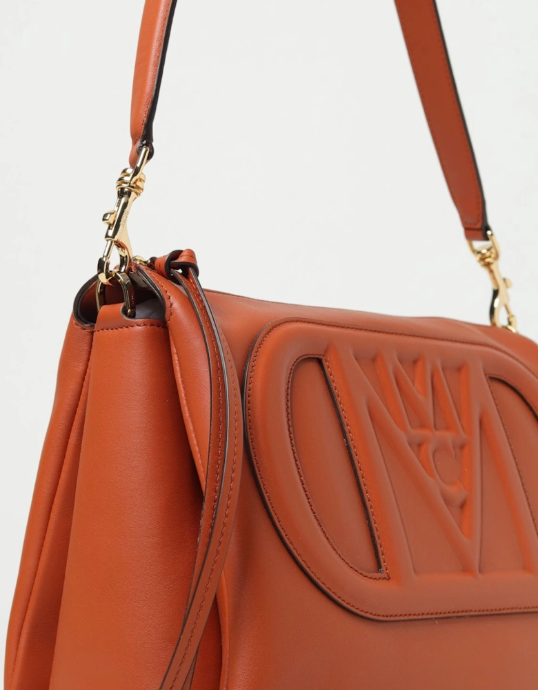 Patricia Shoulder Bag Leather Zip