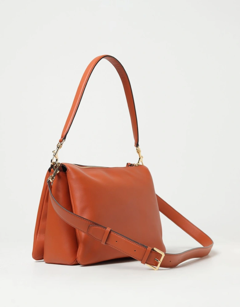 Patricia Shoulder Bag Leather Zip