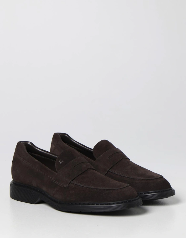 Suede Penny Loafers Casual Style