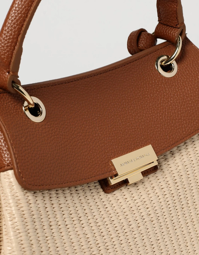 Shoulder Bag with Adjustable Strap and Zip Closure