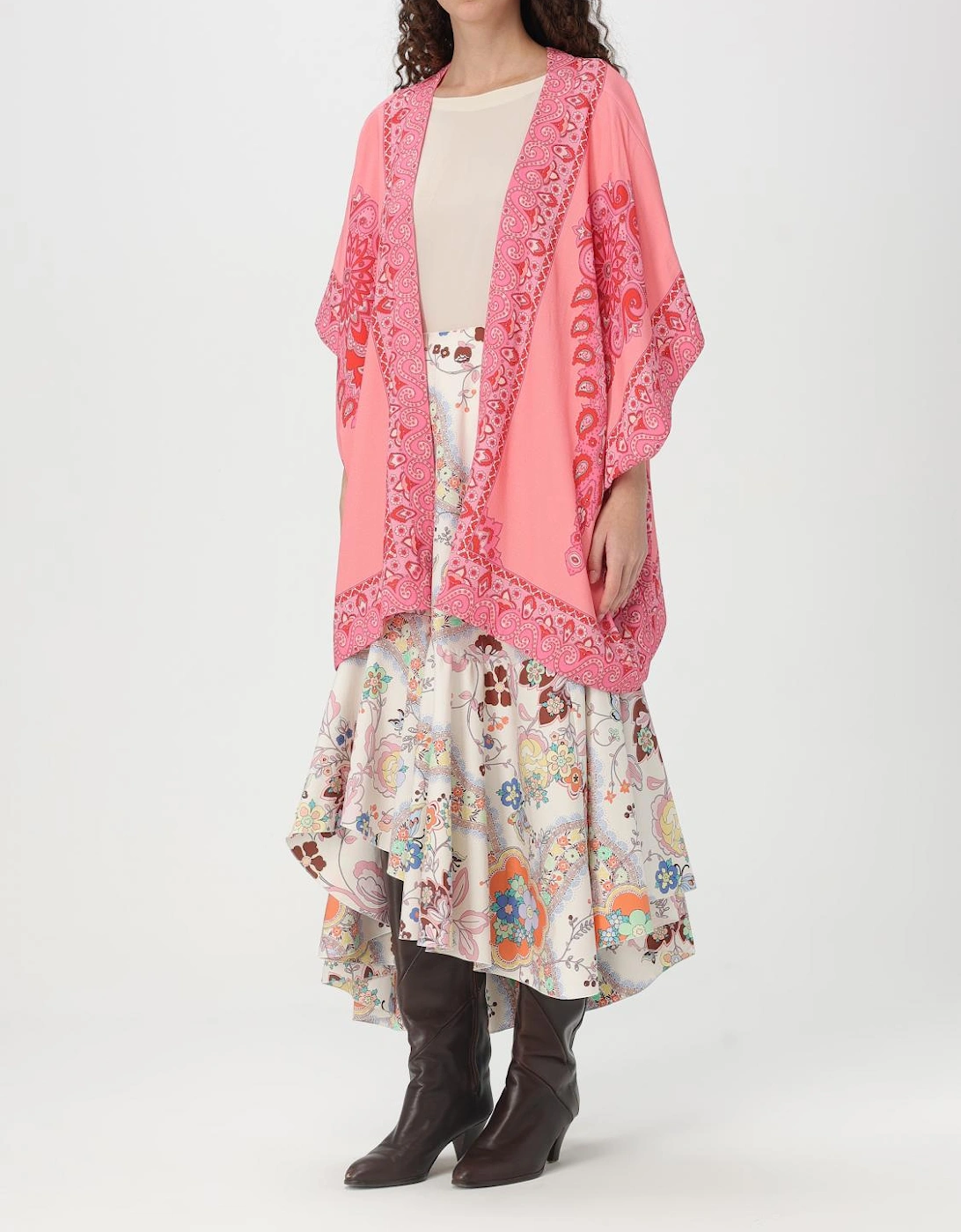 Printed Kimono Jacket