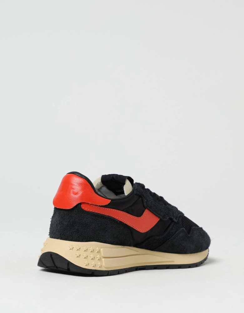 Medalist BlackRed Suede Sneakers