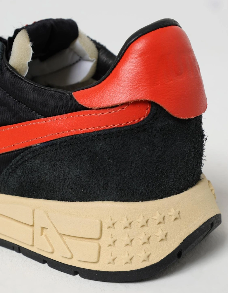 Medalist BlackRed Suede Sneakers
