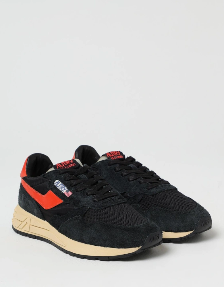 Medalist BlackRed Suede Sneakers