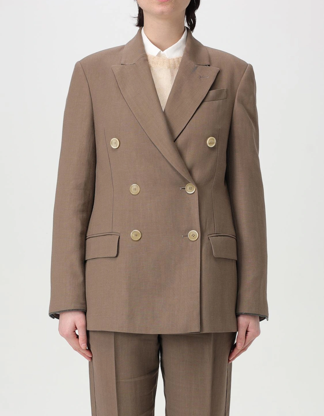 DoubleBreasted Linen Blazer, 6 of 5