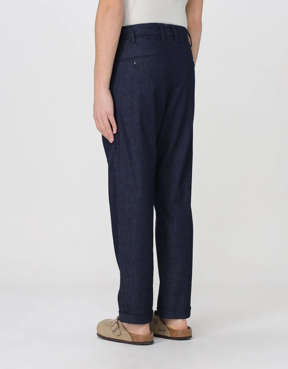 Straight Leg Denim Pants