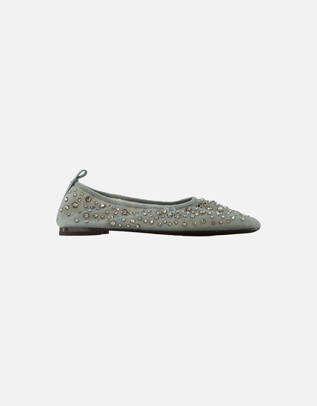 Crystal Embellished Nylon Ballerinas, 4 of 3