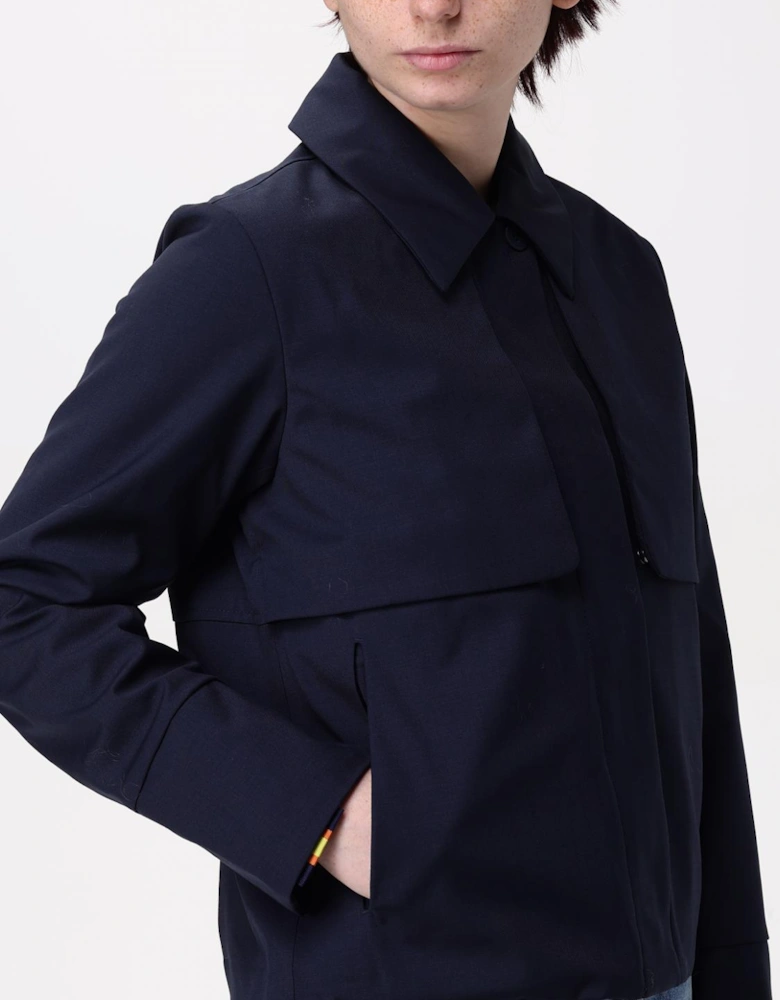 Cropped Collared Jacket
