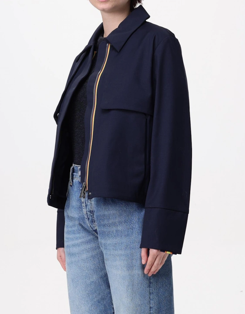 Cropped Collared Jacket