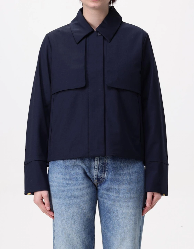 Cropped Collared Jacket