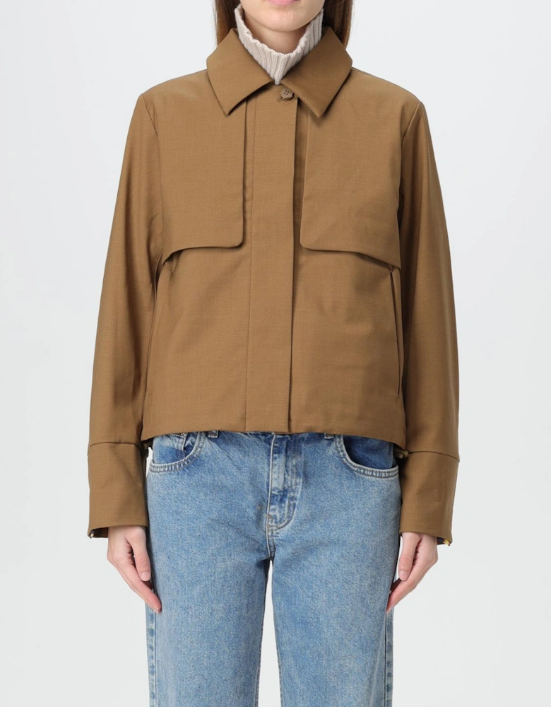 Cropped Collared Jacket