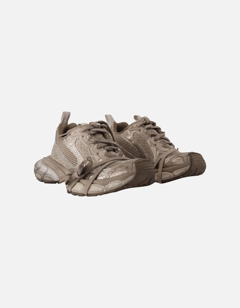 Luxury Synthetic Sneakers with Top Laces and Fabric Lining