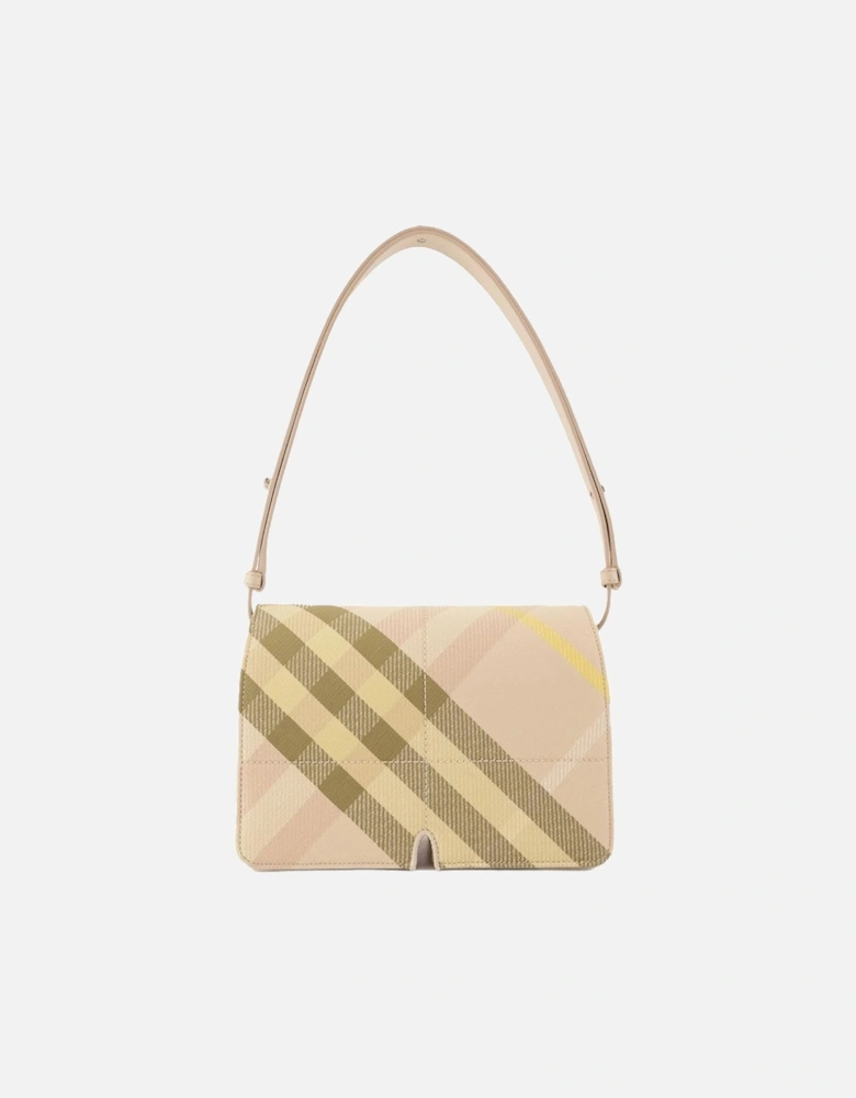 Snip Synthetic Shoulder Bag with Adjustable Leather Strap