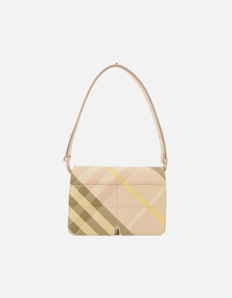 Snip Synthetic Shoulder Bag with Adjustable Leather Strap