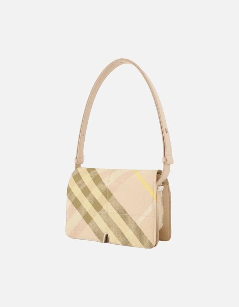 Snip Synthetic Shoulder Bag with Adjustable Leather Strap