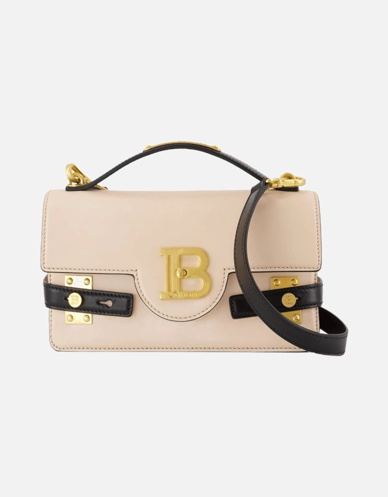 Leather Crossbody Bag with Magnetic Closure and Multiple Compartments