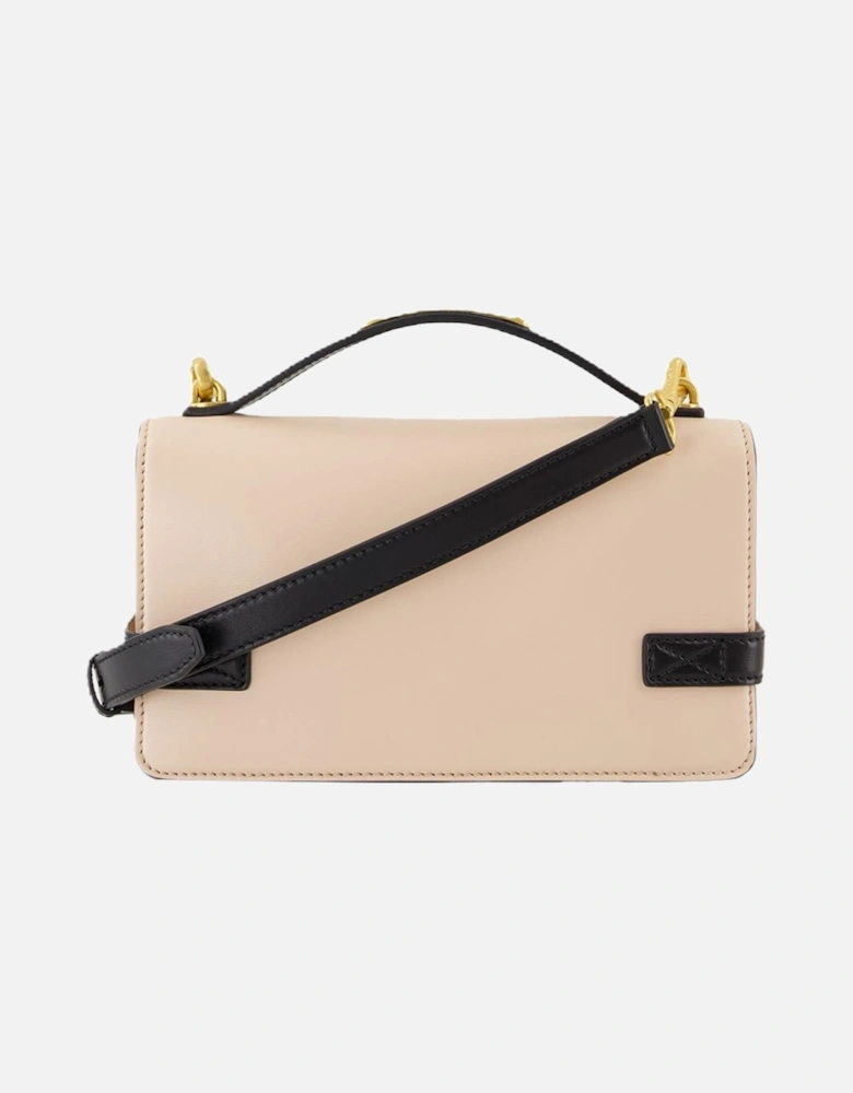 Leather Crossbody Bag with Magnetic Closure and Multiple Compartments